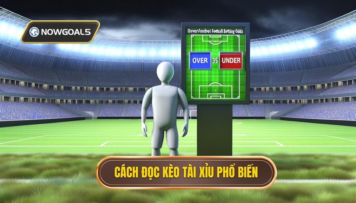 Cách đọc kèo bóng đá tài xỉu phổ biến