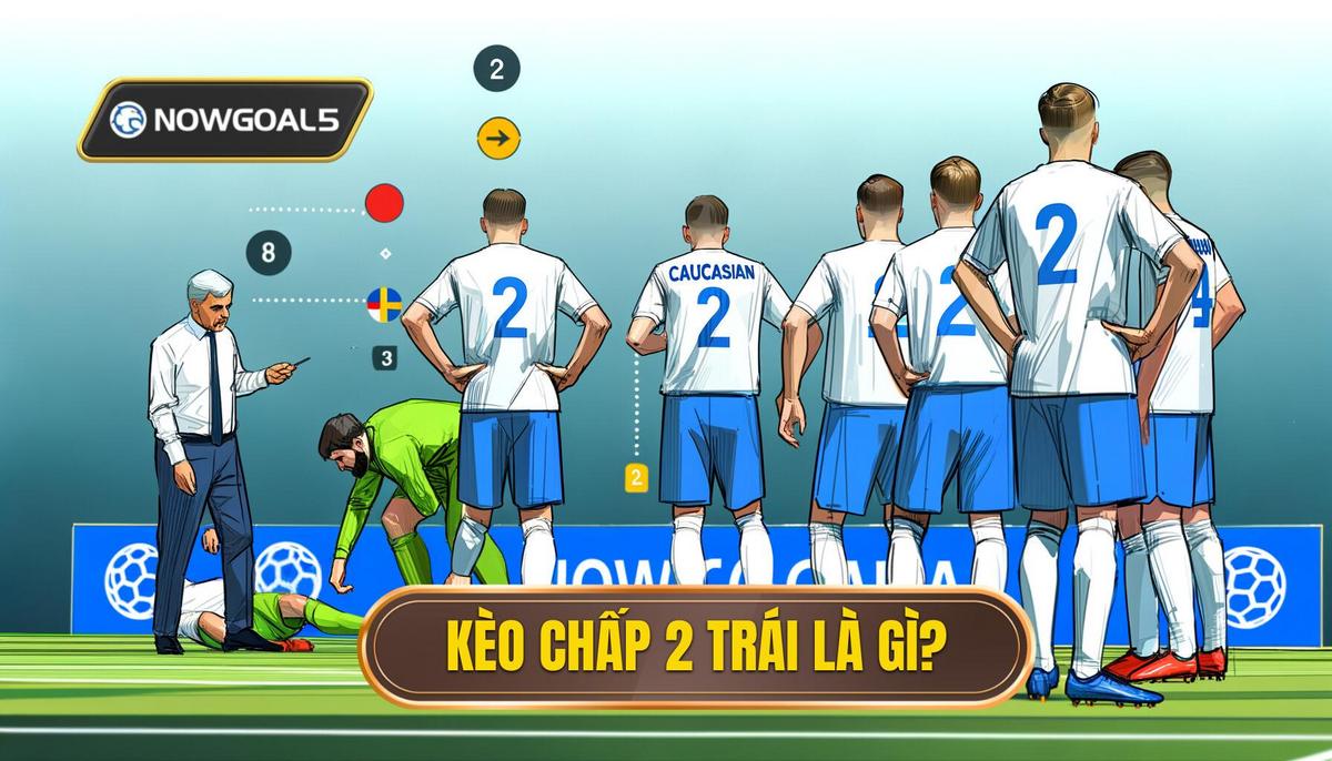 Kèo chấp 2 trái là gì_