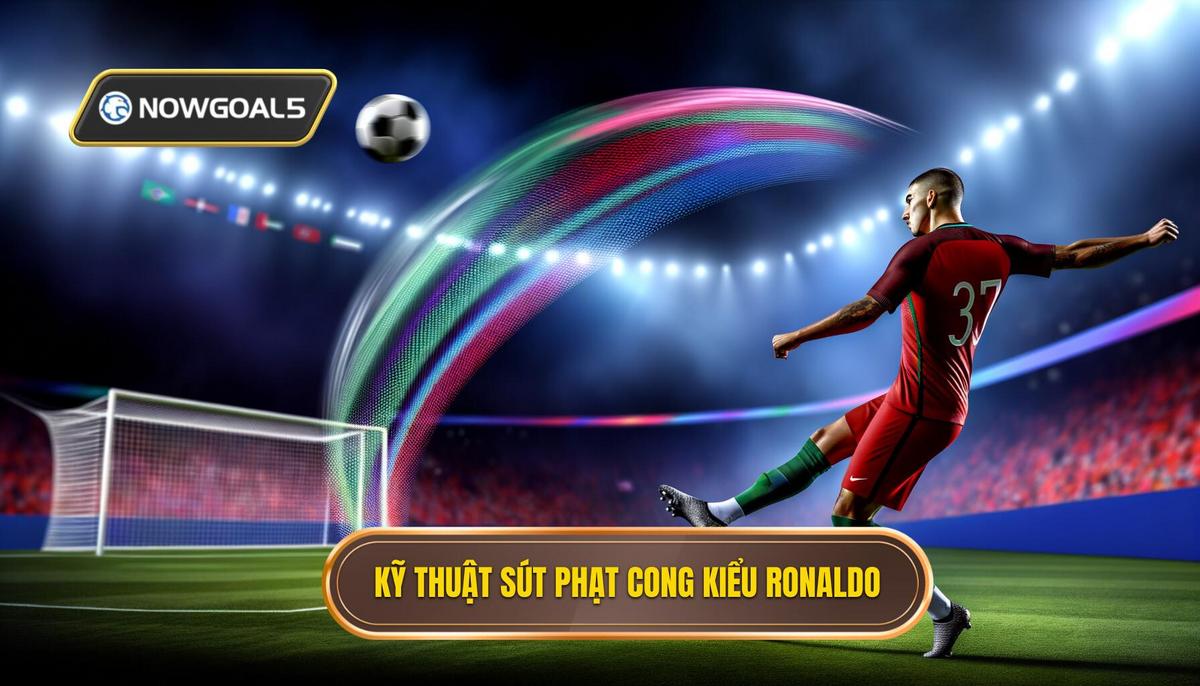 Kỹ thuật sút phạt cong kiểu Ronaldo