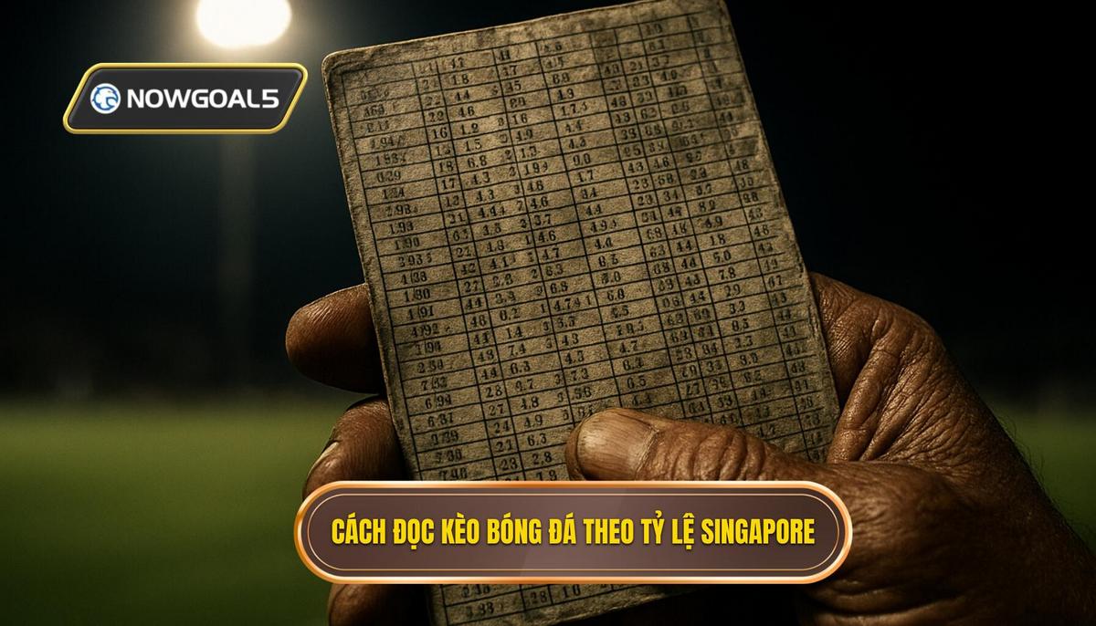 Cách đọc kèo bóng đá theo tỷ lệ Singapore