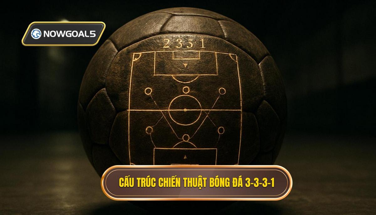 Nền tảng Cấu trúc của Chiến thuật bóng đá 3-3-3-1