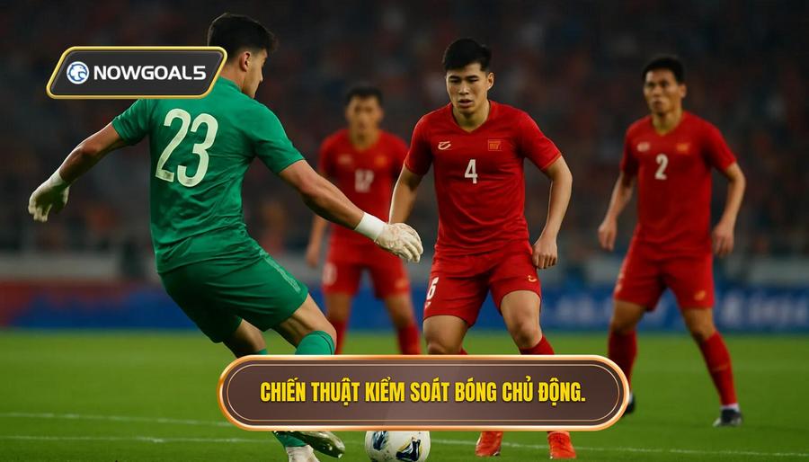 3. Chiến thuật kiểm soát bóng chủ động.