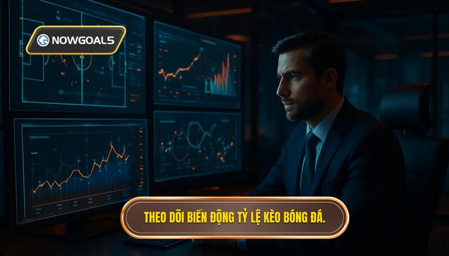 3. Theo dõi biến động tỷ lệ kèo bóng đá.