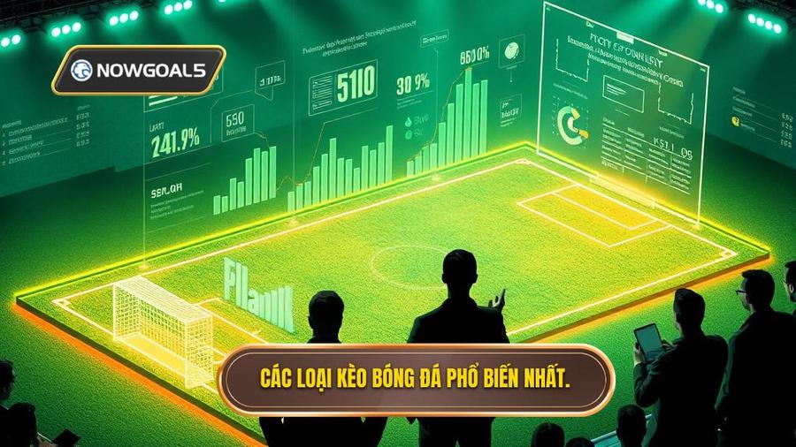 1. Các loại kèo bóng đá phổ biến nhất.