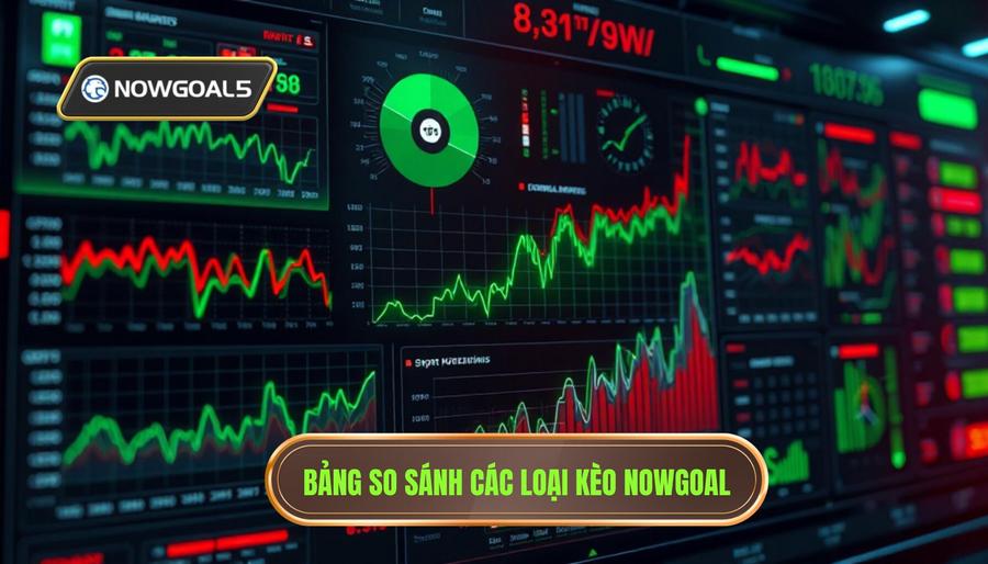 Bảng so sánh các loại kèo phổ biến khi phân tích tại Nowgoal