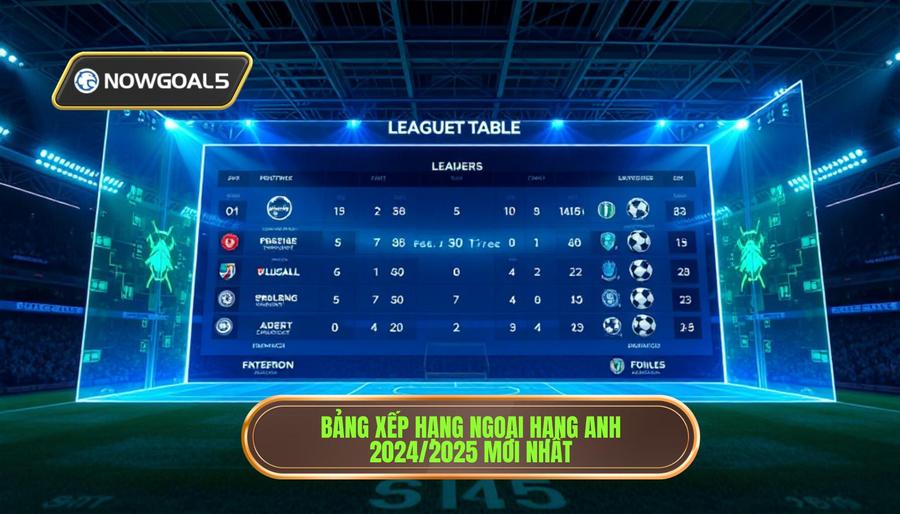 Tổng quan về bảng xếp hạng Ngoại hạng Anh mới nhất mùa giải 2024/2025
