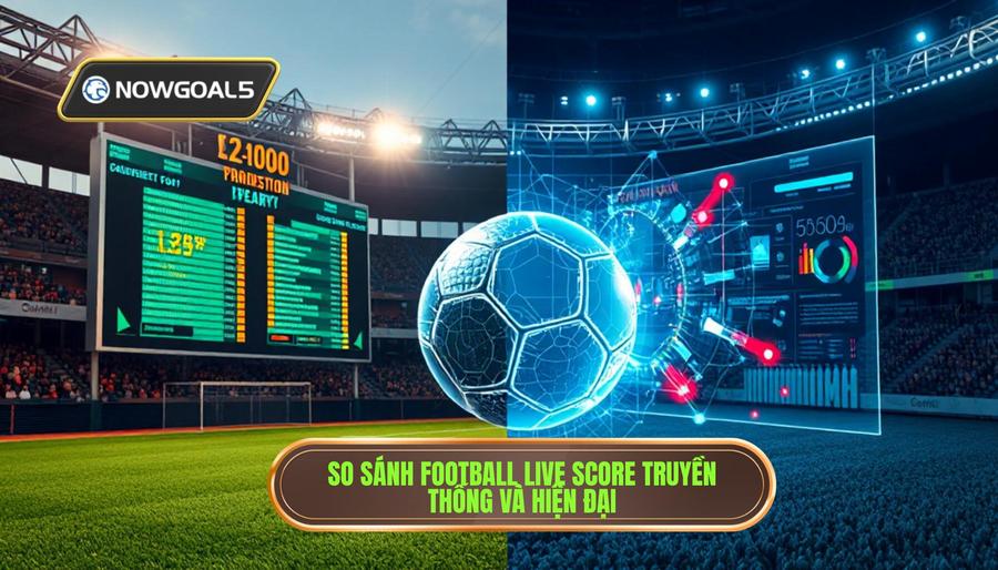 Bảng so sánh tính năng Football Live Score truyền thống và hiện đại